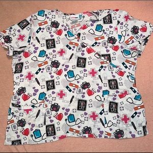 Women’s ScrubStar Scrub Top size 2XL